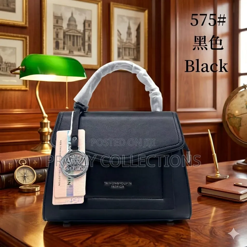 Structured Top-Handle Handbag