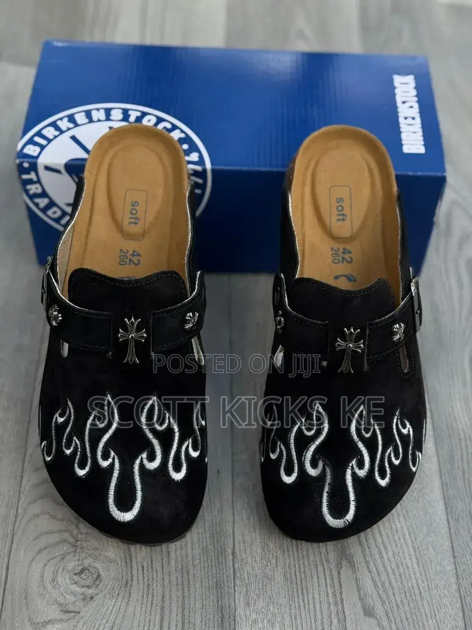 Thrasher Clogs X Chromeheart