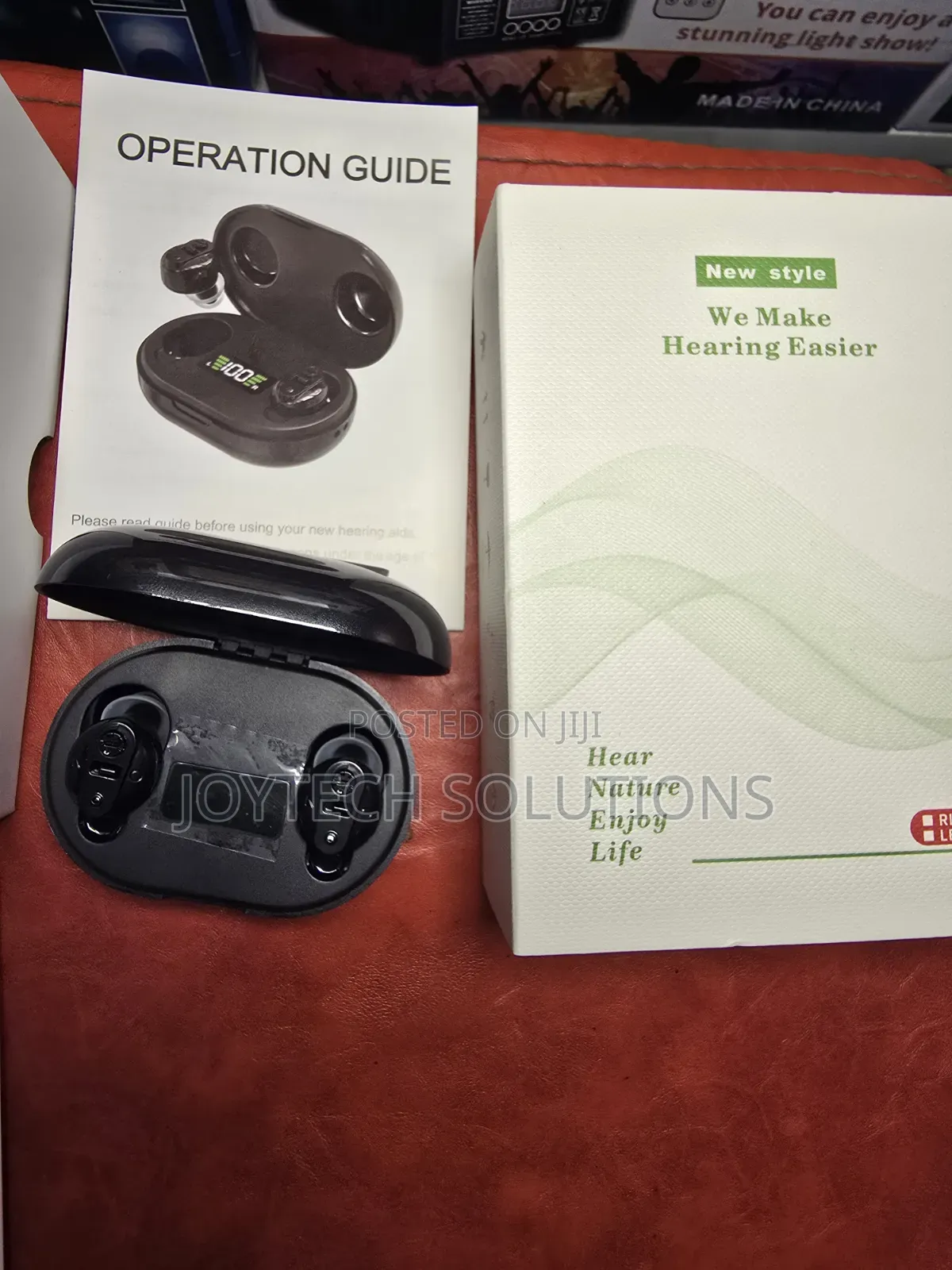 Mini Invisible Hearing Aid With Power Display Case Gm 901t