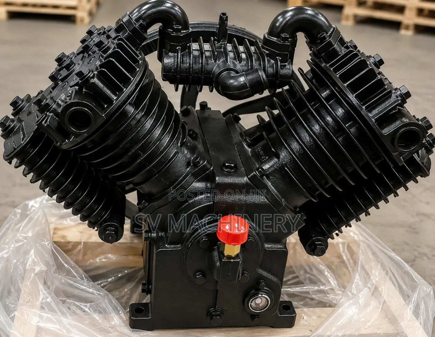 Heavy Duty 4 Piston 1.5hp Compressor Pump (For 500l)