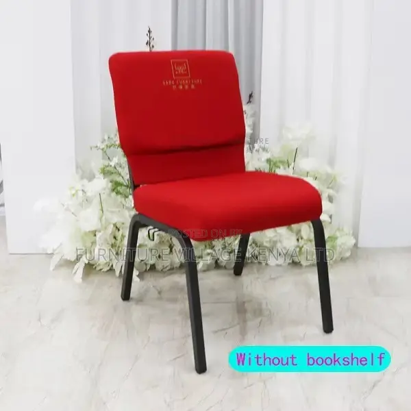 Stackable Fabricated Armless Wedding Chair