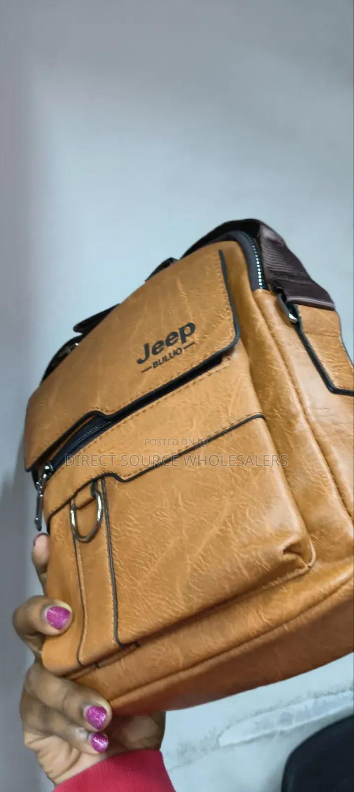 Jeep Classic Messenger Shoulder Bag for Men Women