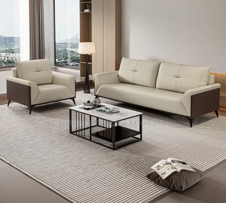High-Comfort 5-Seater Executive Office Sofa Set