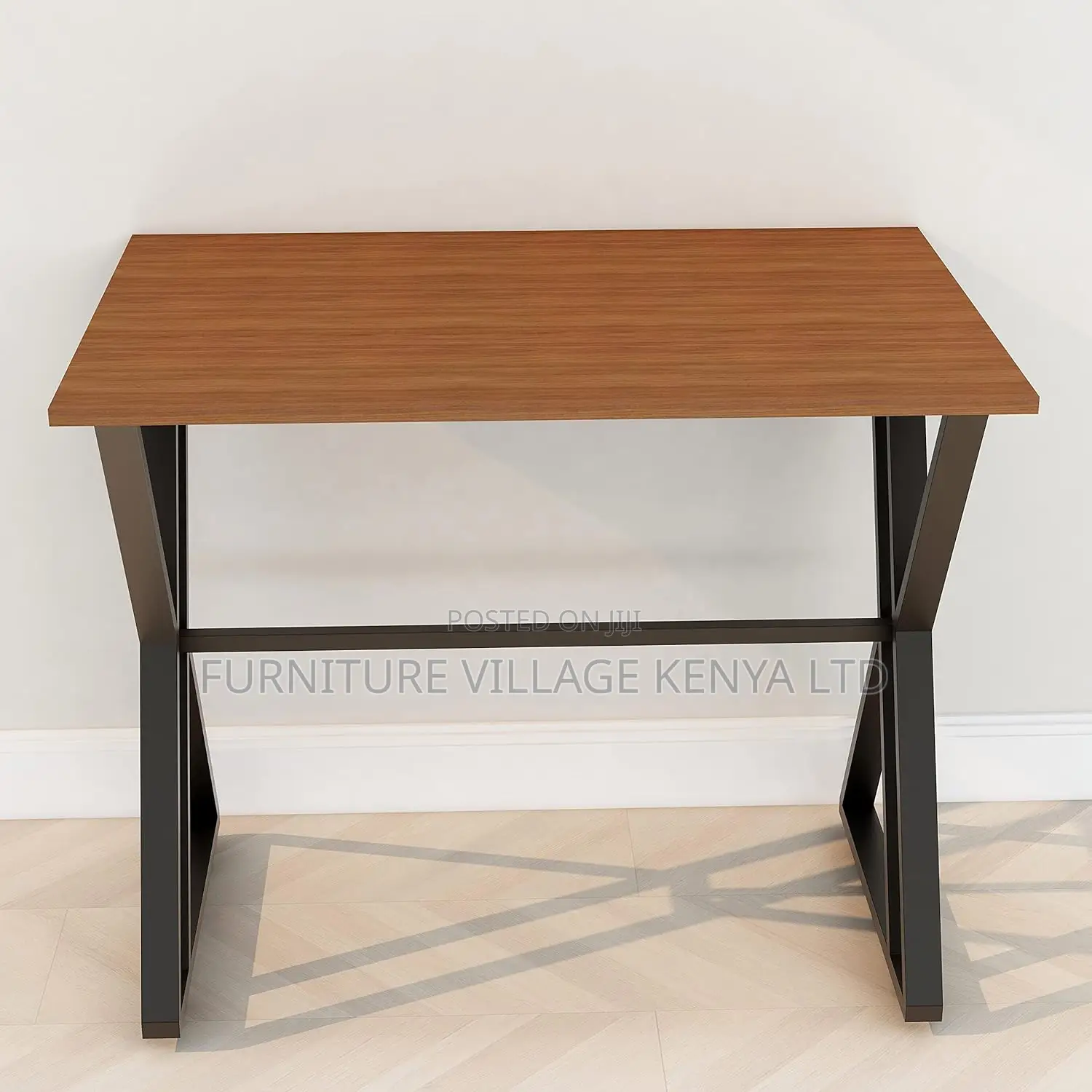 Generic Customized Brown Steel Legs Home Study Desk