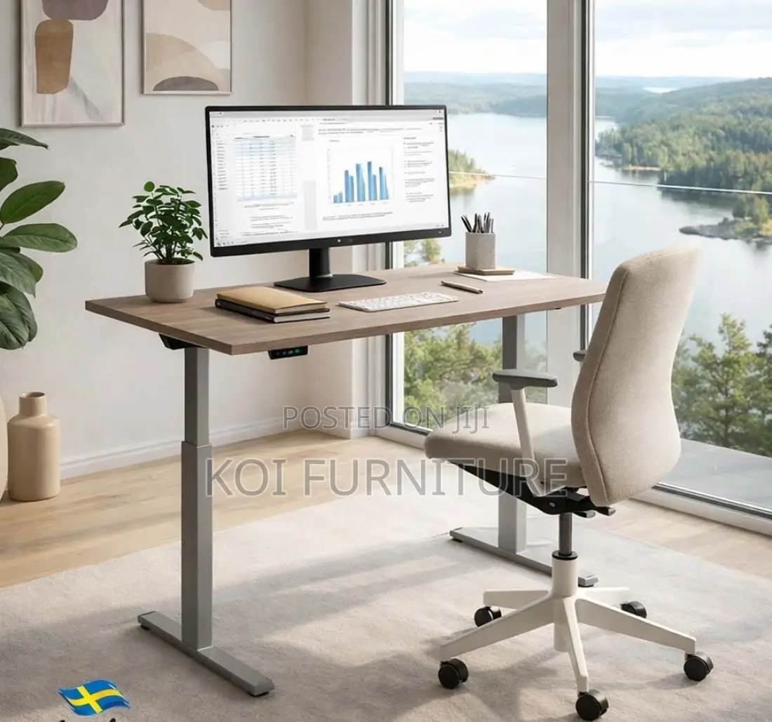 Office Desk; Elevraflex 1.8m Electric Height Adjustable Sit-Stand Desk