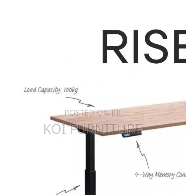 Office Desk; Elevraflex 1.8m Electric Height Adjustable Sit-Stand Desk