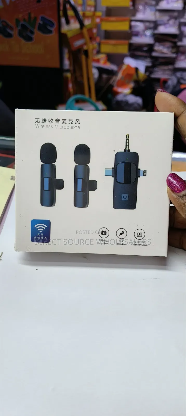  Dual Clip Microphone for Vlogging Recording