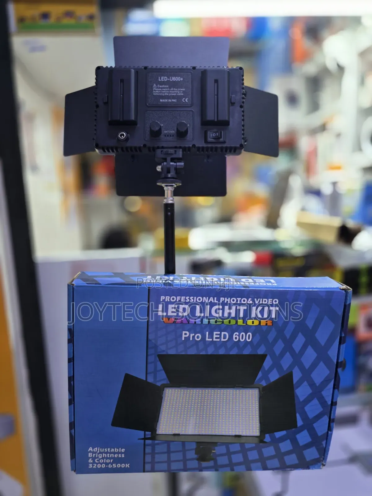 Professional Camera Lighting Kit for Youtube Live Streaming + Stand.