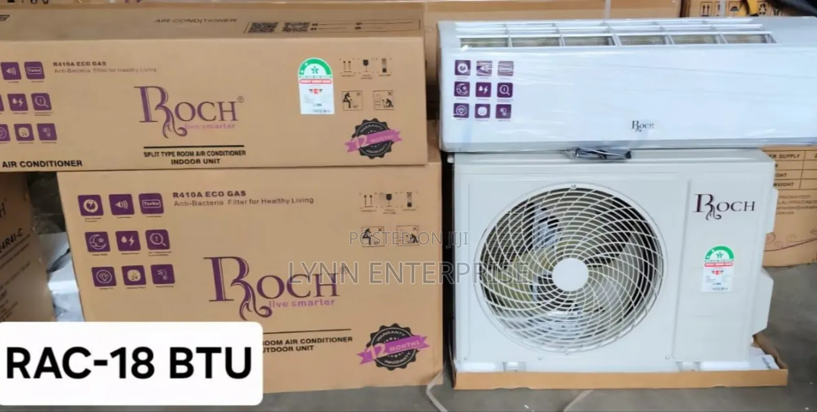 Roch Air Conditioners; 18000 Btu Inverter