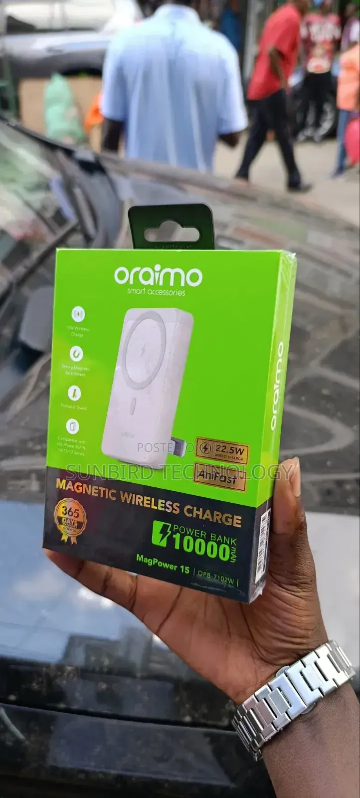 Oraimo Wireless and 22.5w Wired Charge Powerbank