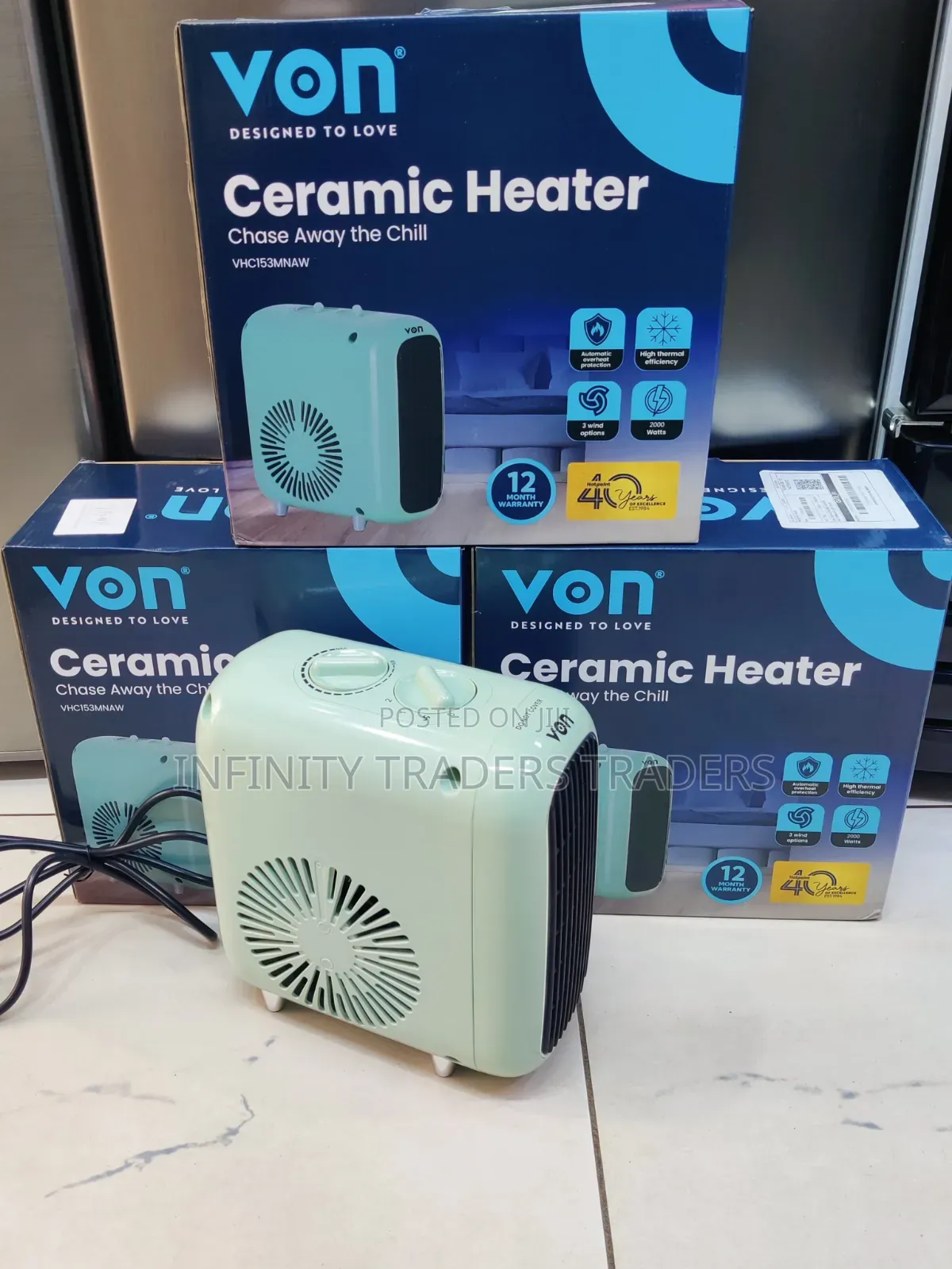 Von Vhc153mnaw Ceramic Heater