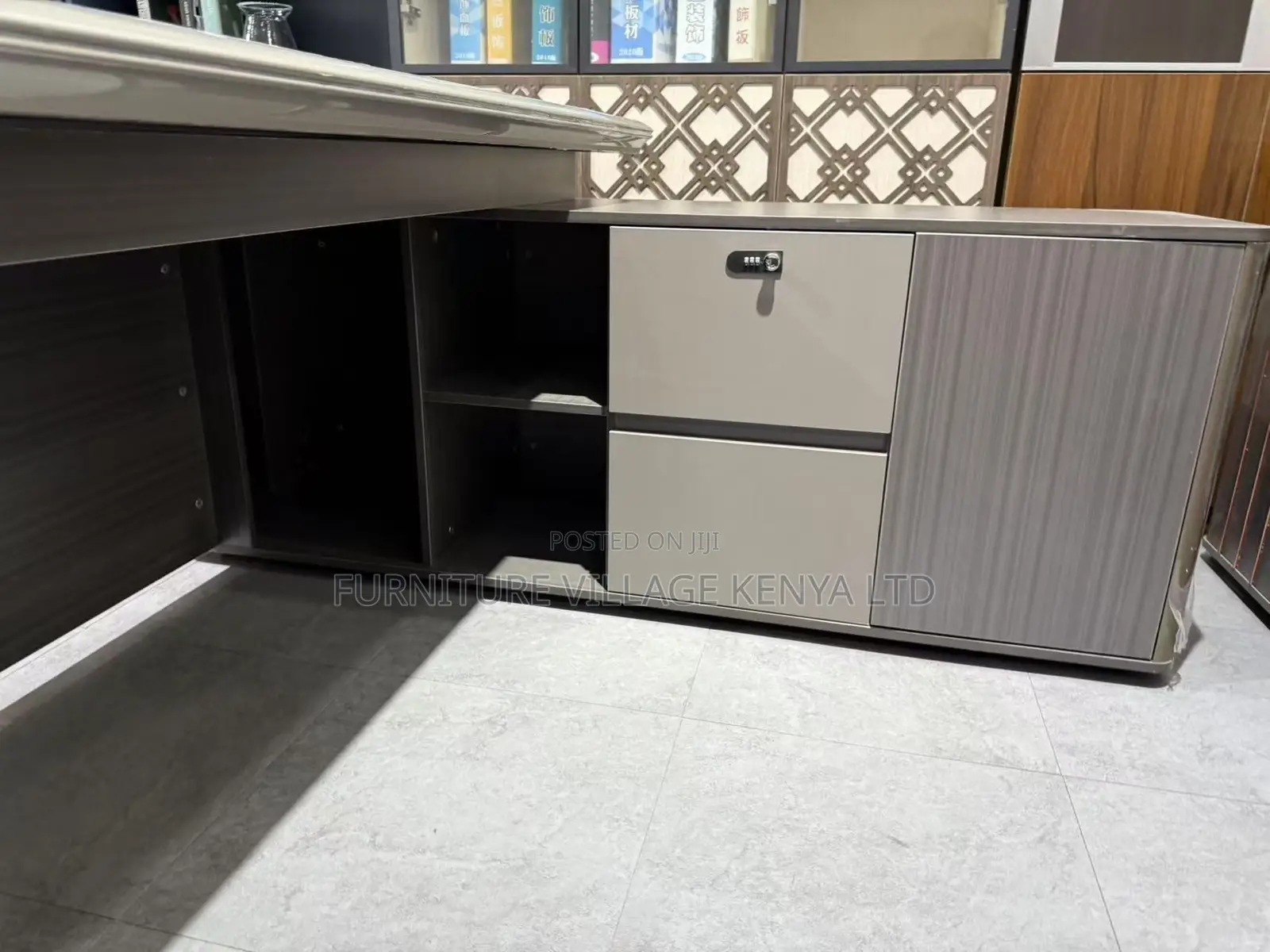 1.8 Meters Imported L-Shaped Manager's Desk