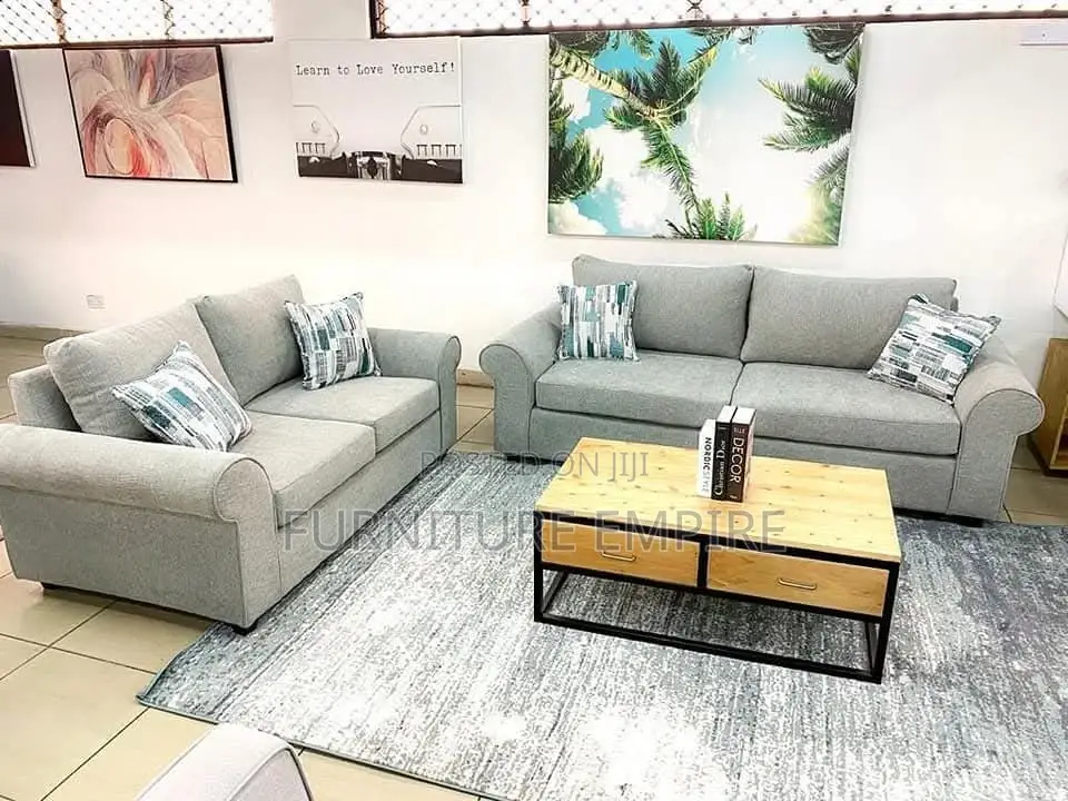 Modern Grey Sofa Set