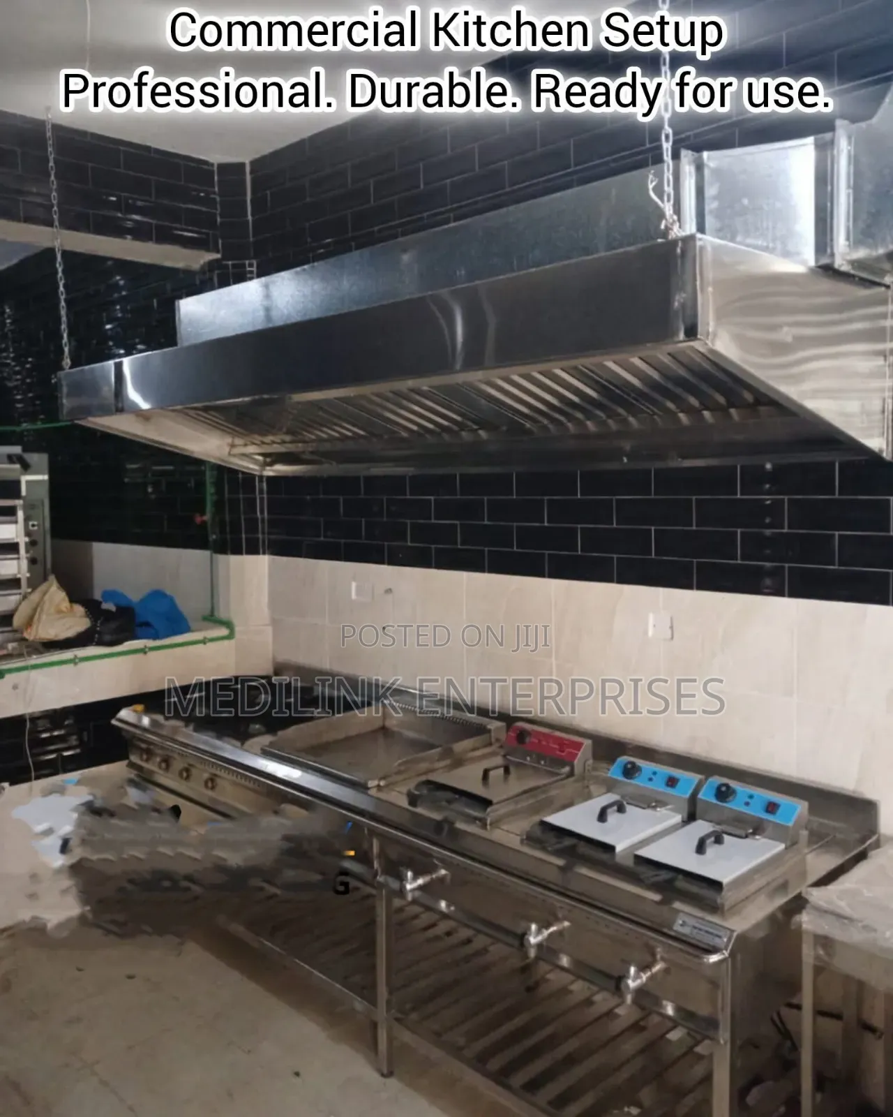 Modern Ss 304 Stainless Steel Commercial Kitchen Set Up