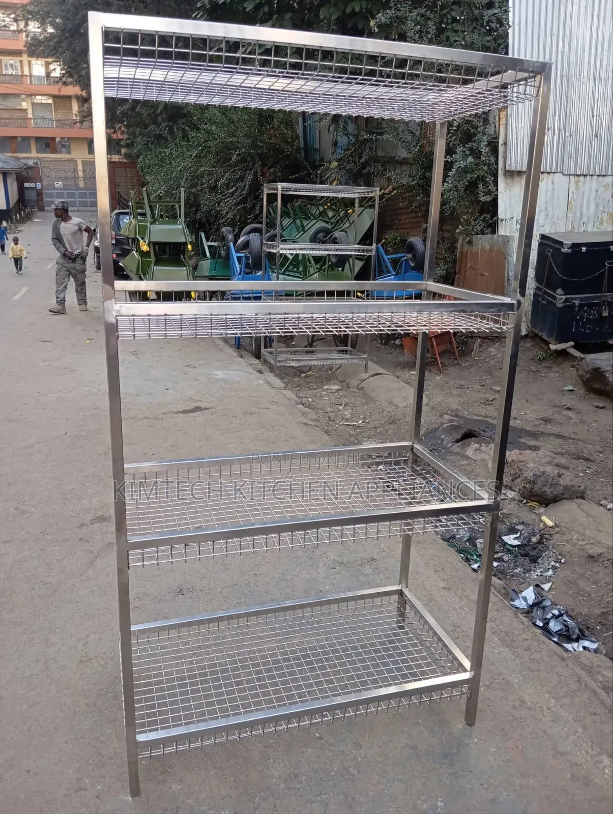 Multi-tier Stainless Steel Cooling Rack