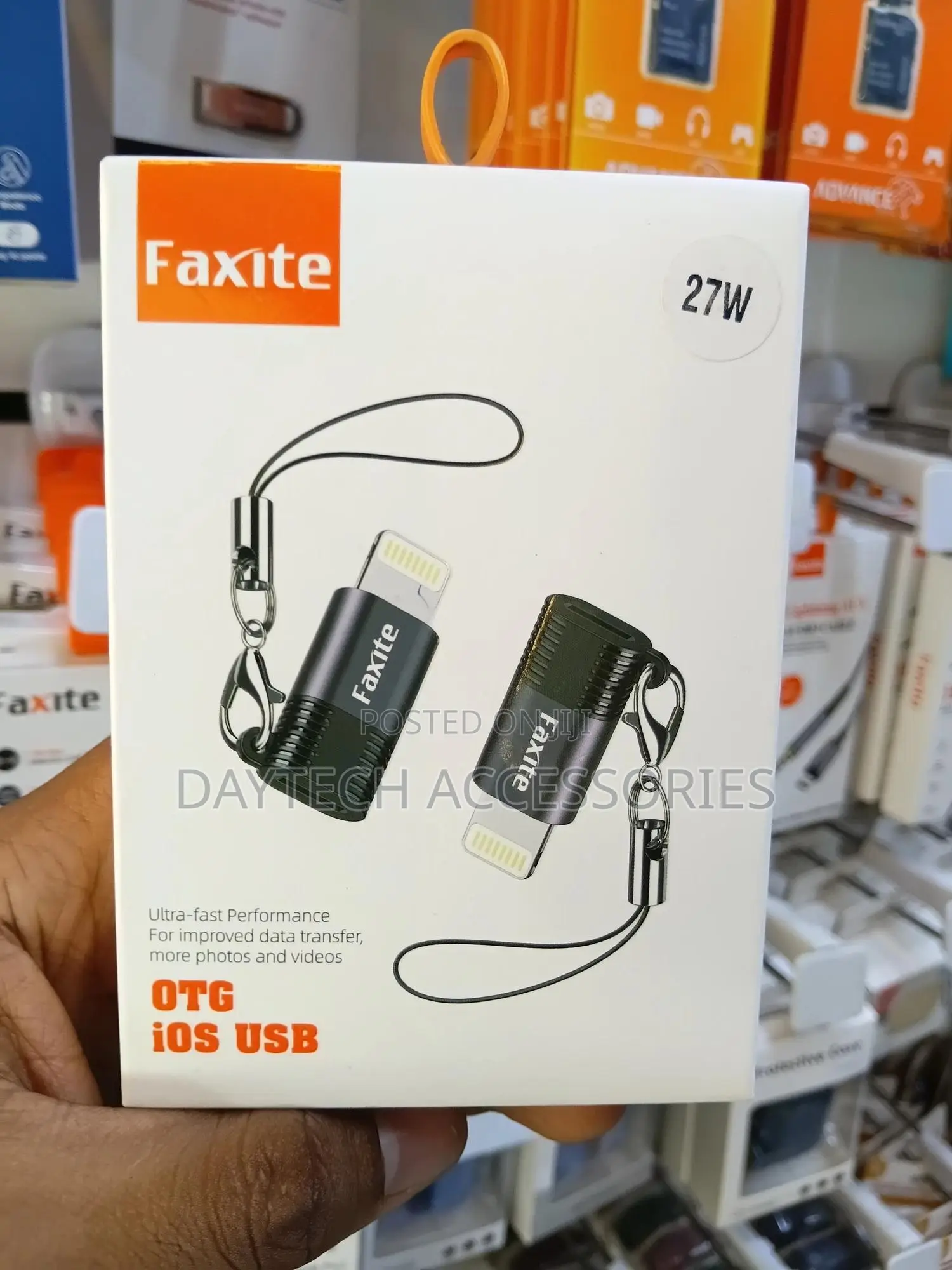 iPhone Lightning to Otg Adapter - Black