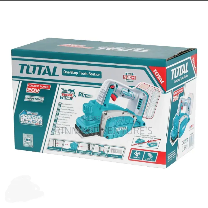 Total Cordless Planer 20v