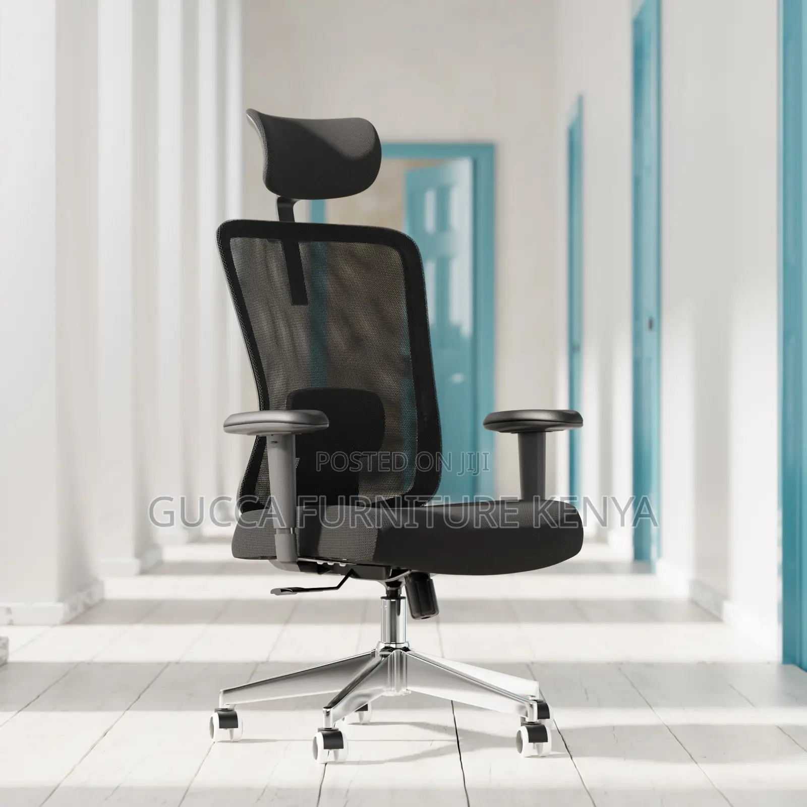 Ergonomic Swivel Mesh Conference Chair