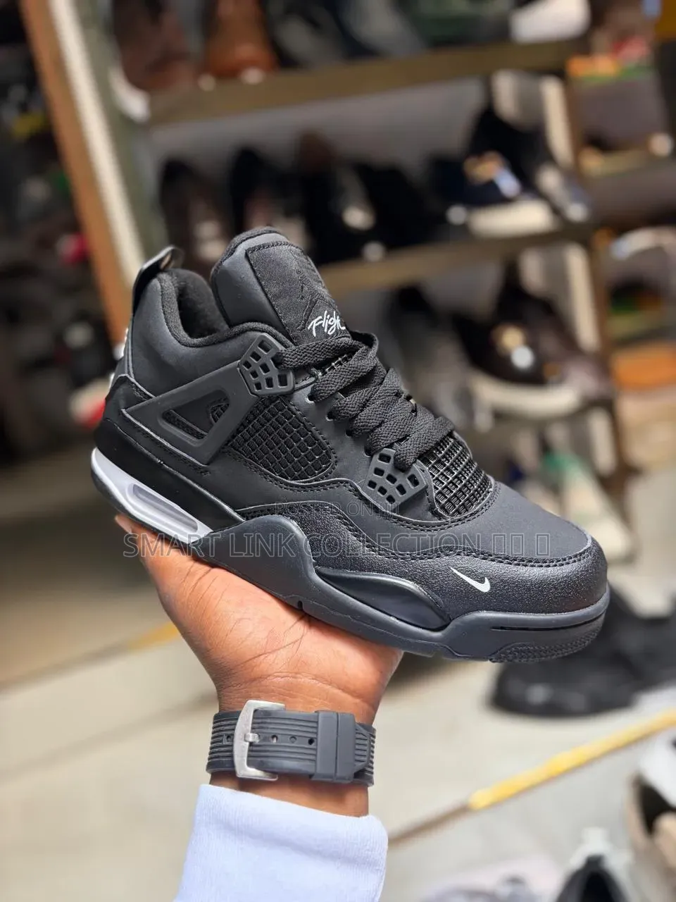  Jordan 4 Bike Black