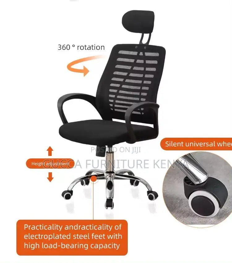 Swivel Mesh Executive Headrest Desk Chair