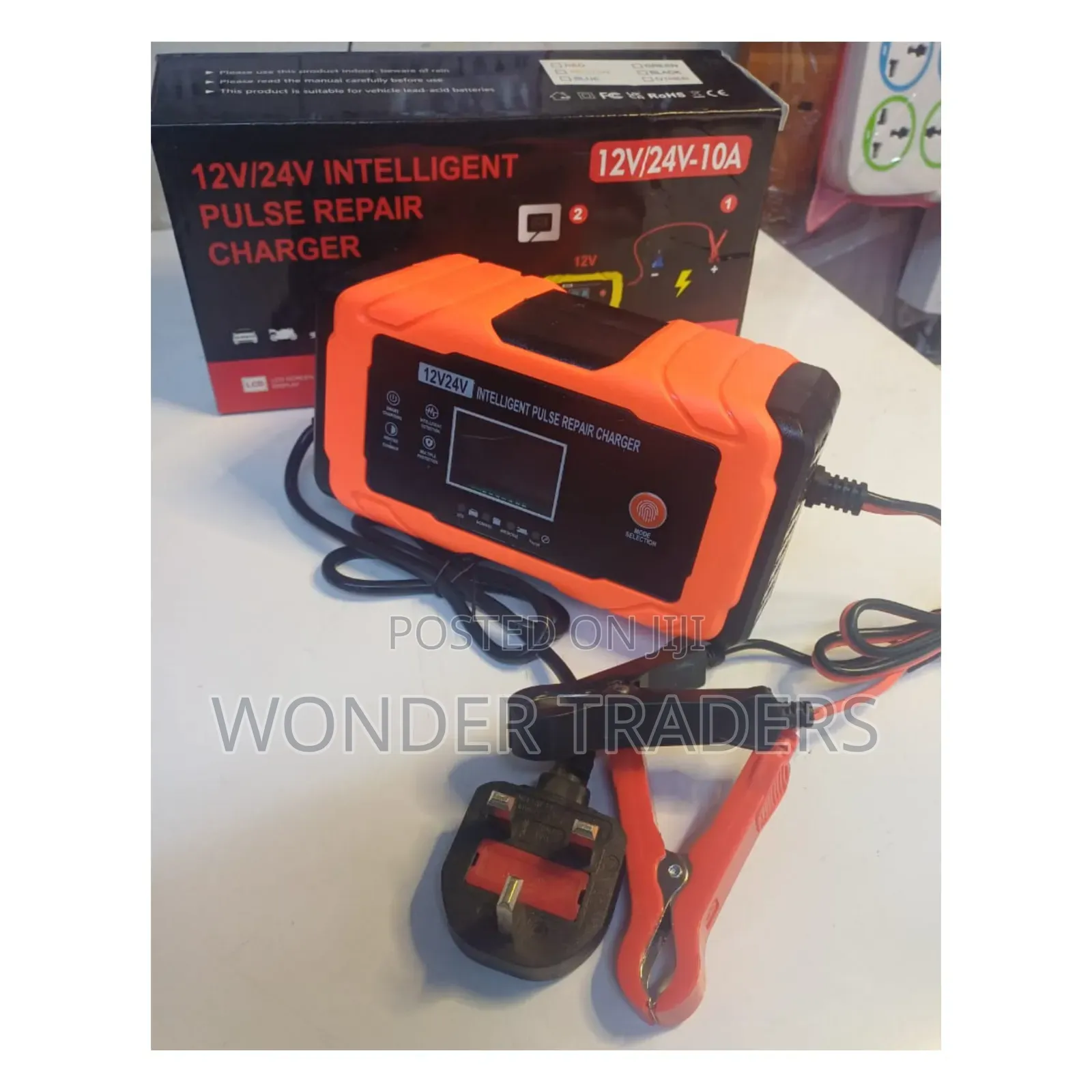 Battery Charger Powerful 
Charging Both 12v And24v