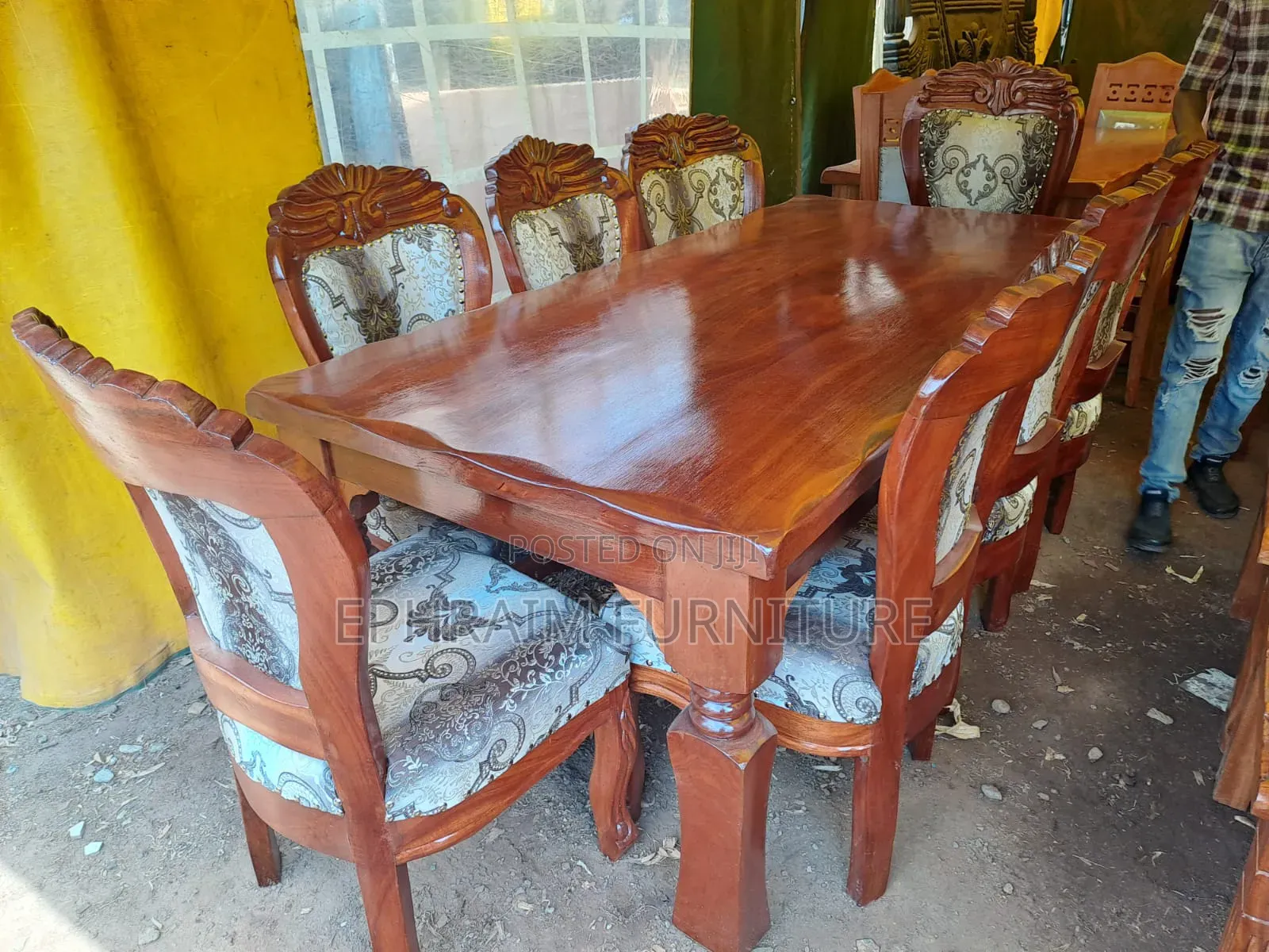 Premium 8-Seater Antique Dinning Set for Sale