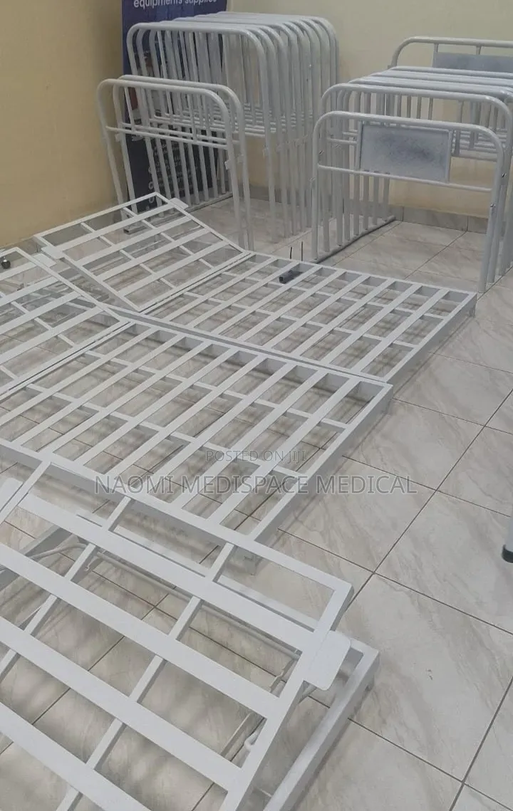 Local Single Crank Hospital Beds(Without Matress)-Made on Order