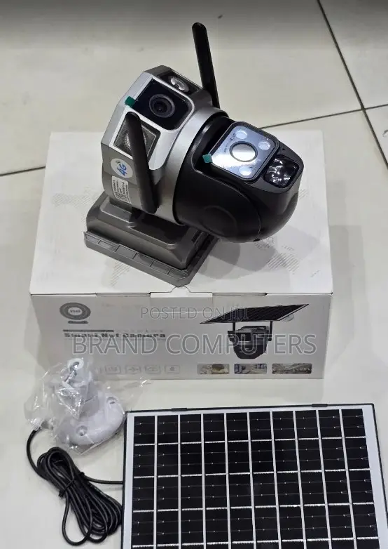 4g Solar Powered PTZ Camera V380 Pro Dual Lens Solar Camera
