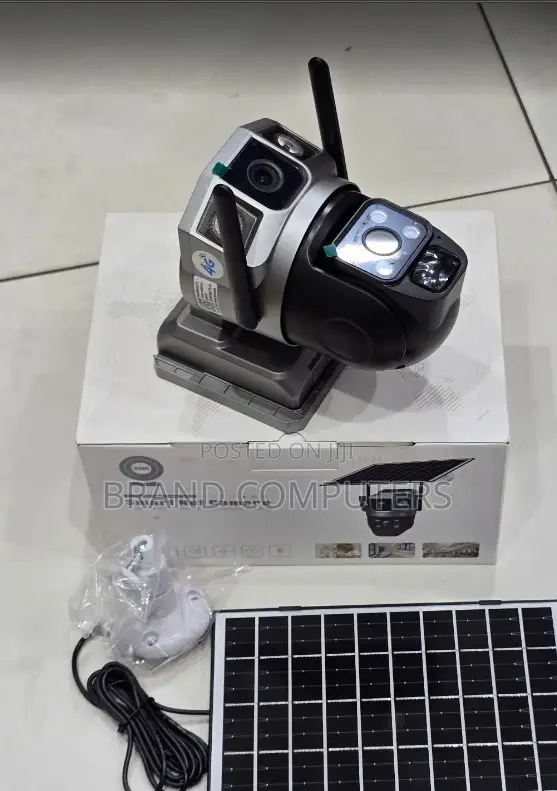V380 4g Simcard Connectity Dual Lens Solarpowered Outdoor Camera