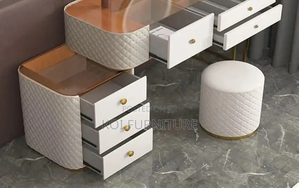 Dressers; Provissione Elegance Dressing Table Vanity Set