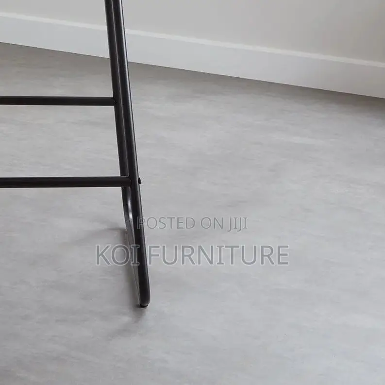 Barstools; Industrial Leather Hicke Barstool