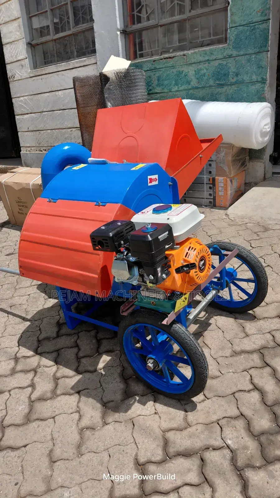 Commercial Maize/Beans Thresher With 7.5hp Engine