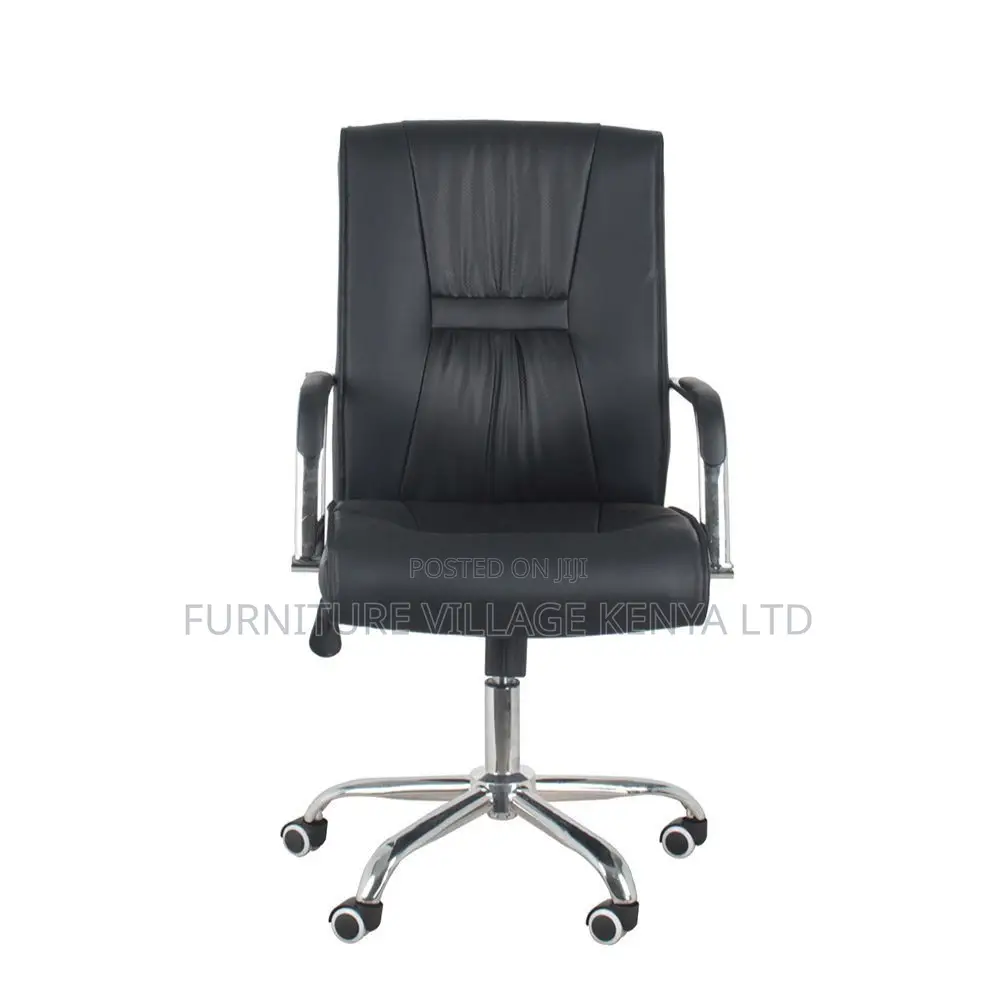 Swivel Executive Leather Arm Home Study Chair