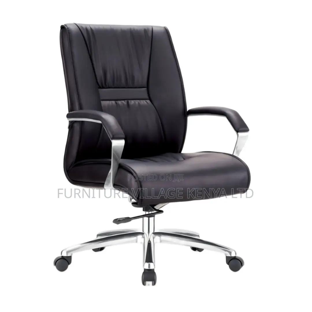 Swivel Executive Leather Arm Home Study Chair