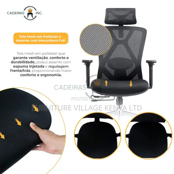 High Back Executive Managerial Desk Chair