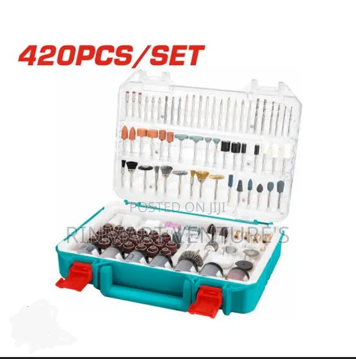 Total Mini Drill Accessories 420pcs
