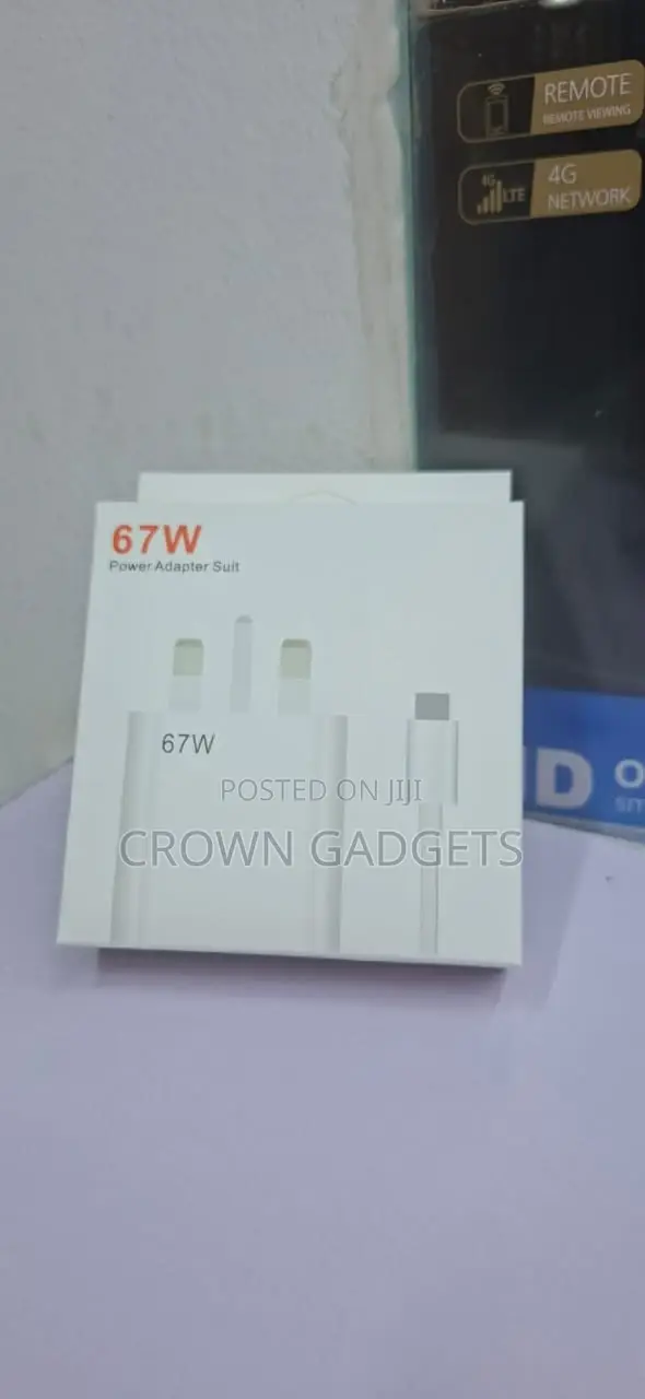 67w Turbo Charge Power Adapter Kit Fast Usb-C Charger