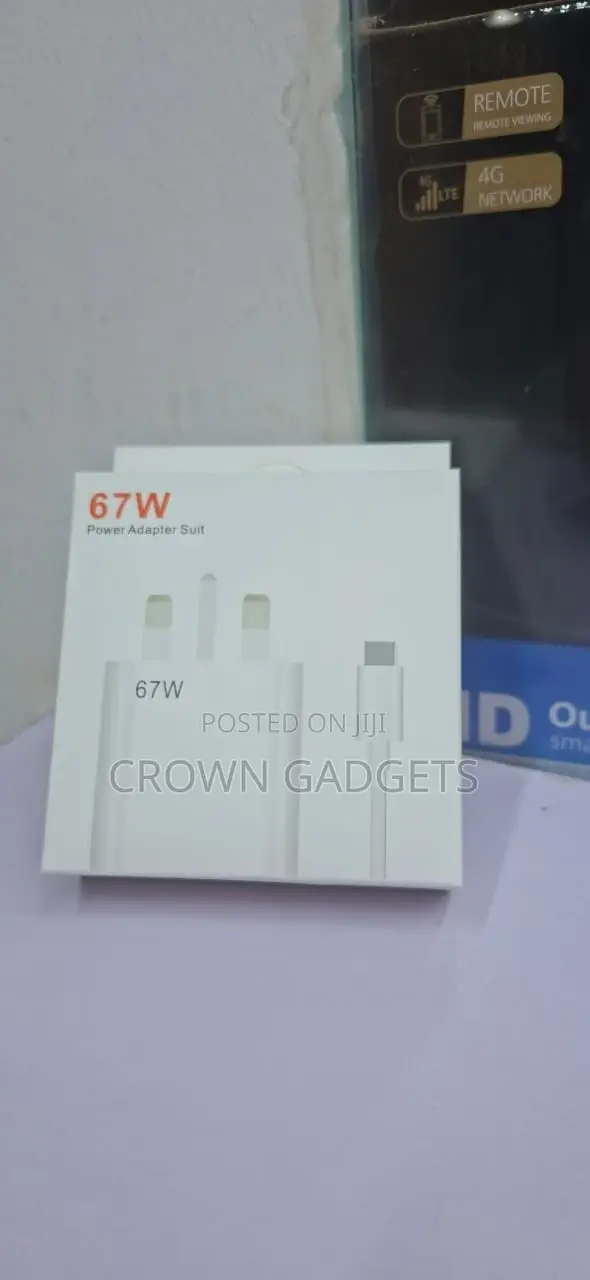67w Turbo Charge Power Adapter Kit Fast Usb-C Charger