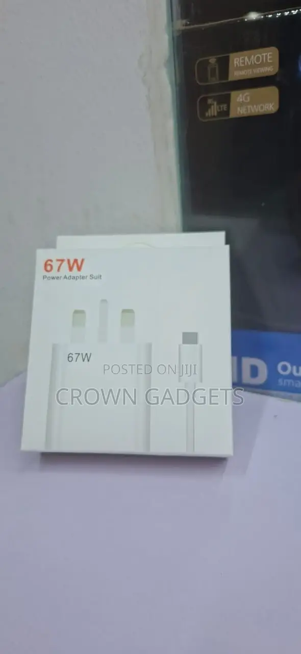 67w Turbo Charge Power Adapter Kit Fast Usb-C Charger
