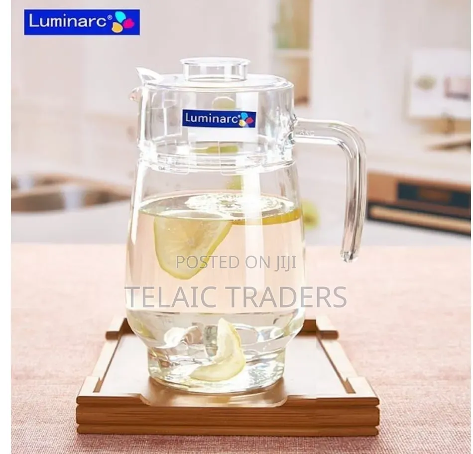 1.6l Luminarc Tivoli Jug With Lid
