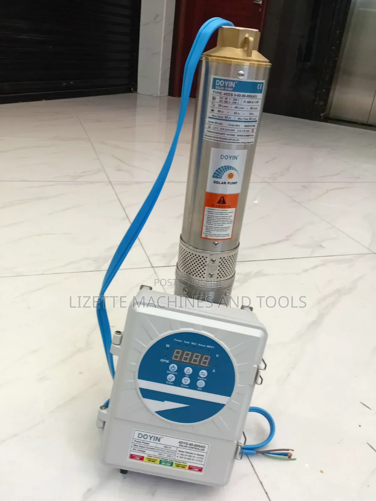 Doyin 1hp Solar Submersible Pump 80m Head