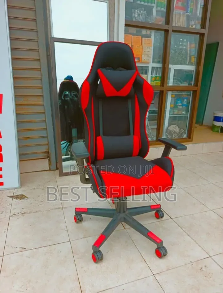 Fabric Gaming Chair. Reclining