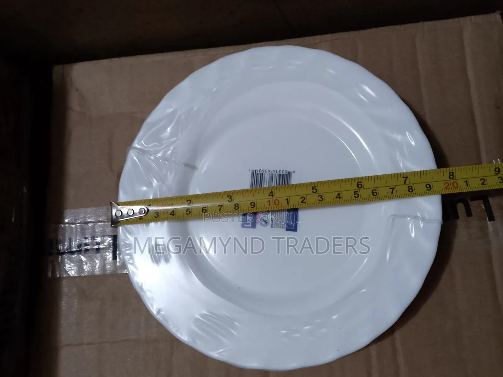 6pc Luminarc Side Plate /Dessert Plate 19cm
