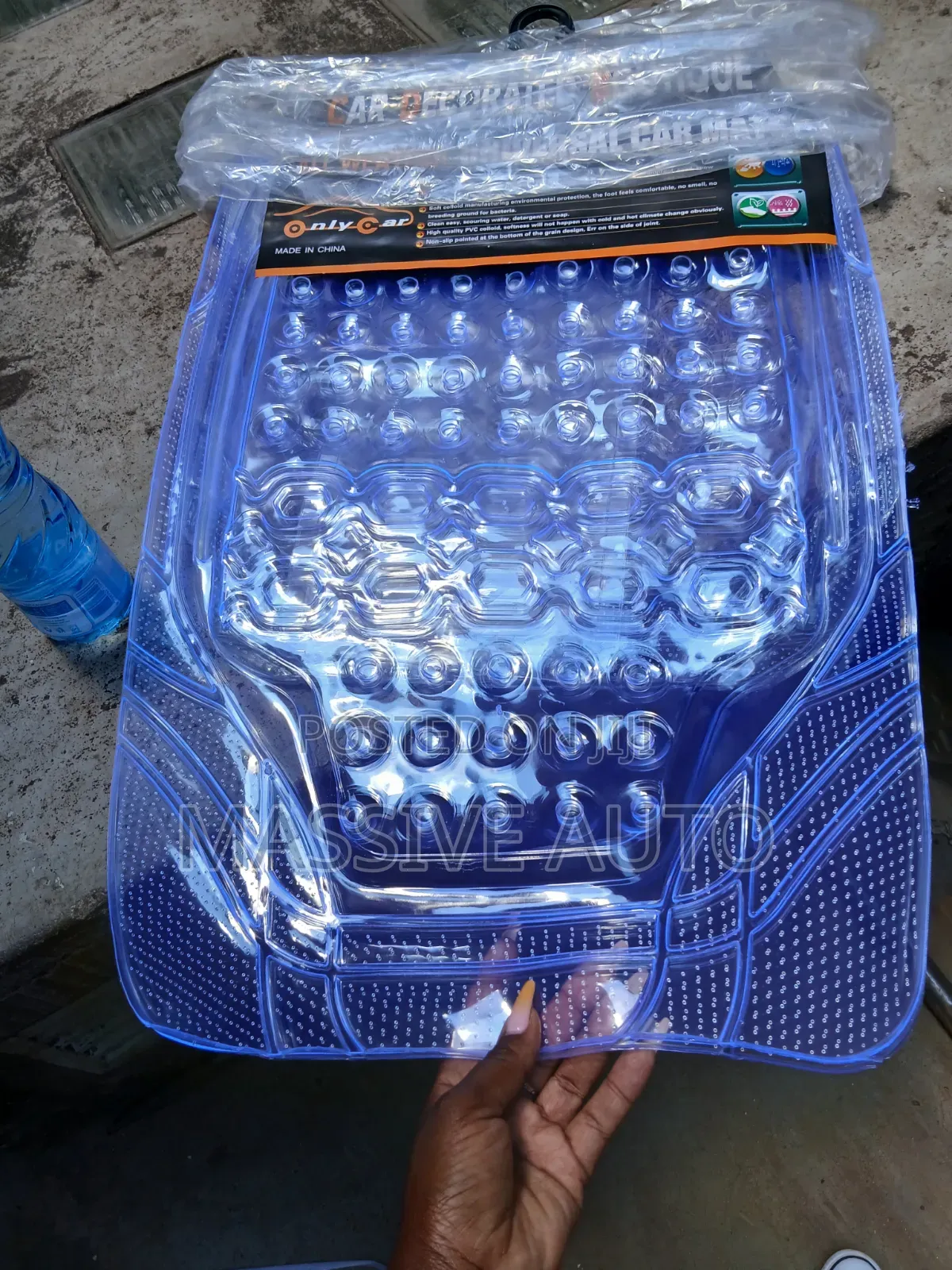 Bluish Clear Car Mats/ Car Floor Mats