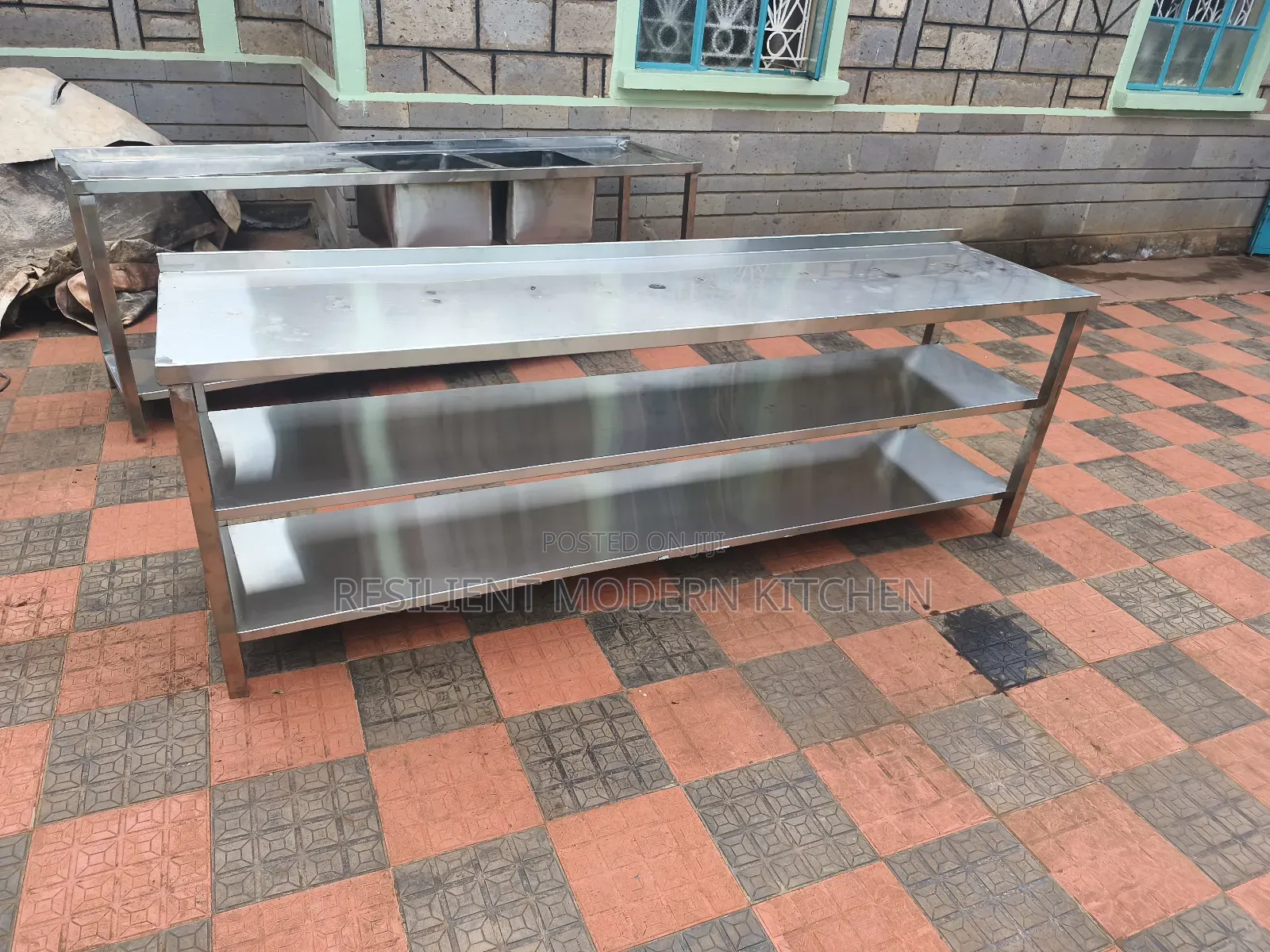 Stainless Steel Kitchen Table Top