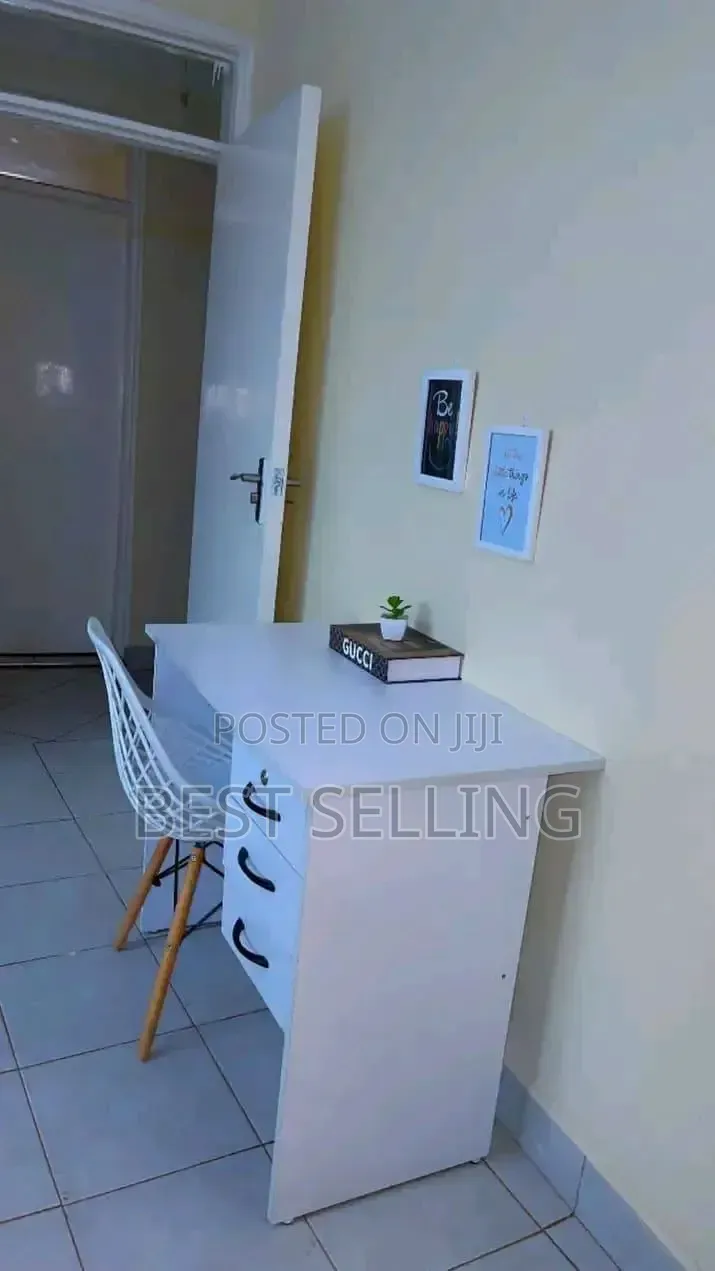 White Student Desk and Chair