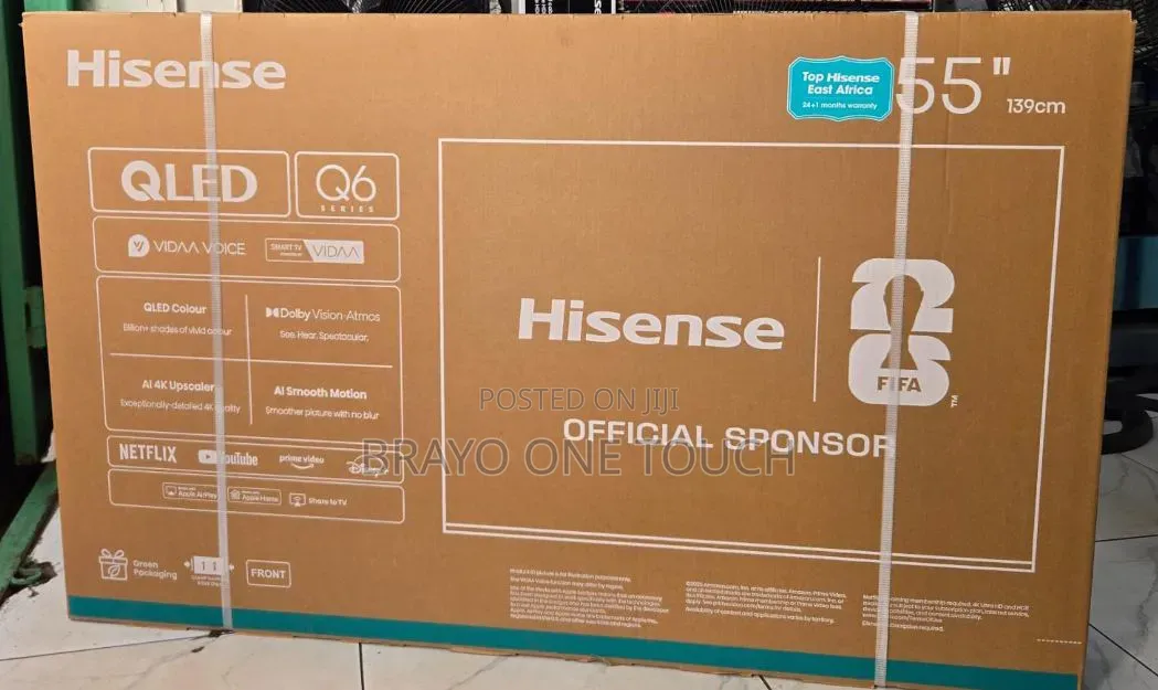 Hisense 55′′ 55q6q Qled Vidaa Smart Tv
