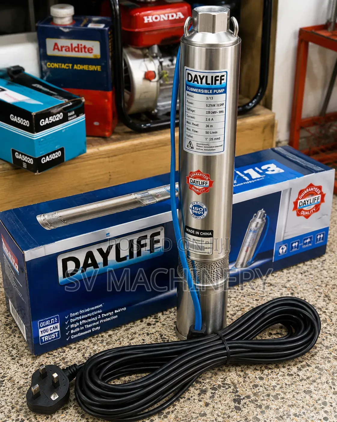 Heavy Duty Dayliff Submersible Water Pump 1hp (Dsd3e/13)