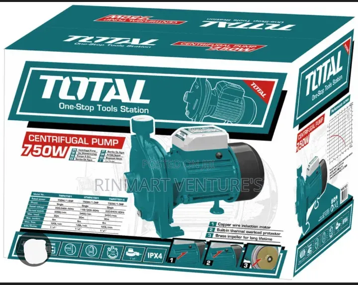 Total Centrifugal Pump 750w