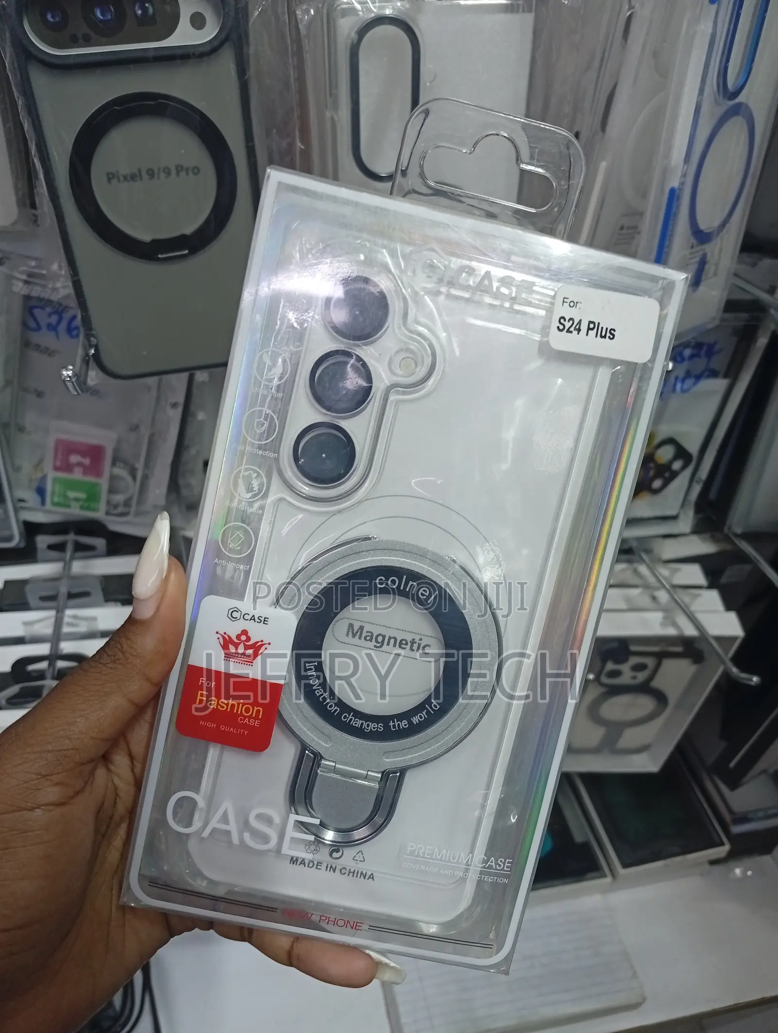 Samsung Galaxy S24 Plus Crystal Clear Design Case